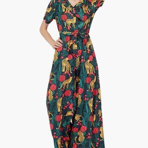 America & Beyond Jaguar Paradise Jumpsuit NWT